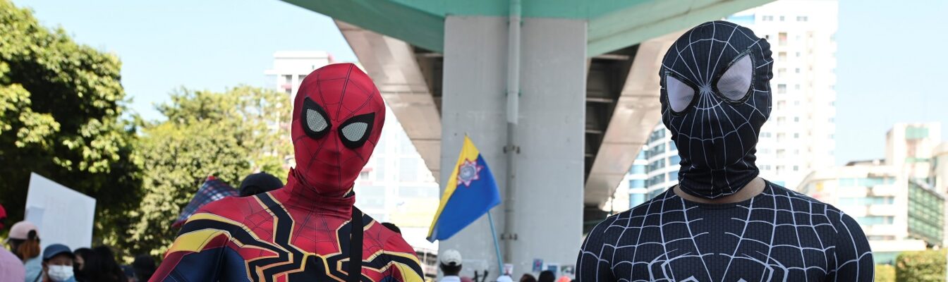 Myanmar S Spiderman Joins Anti Coup Protests Our Today
