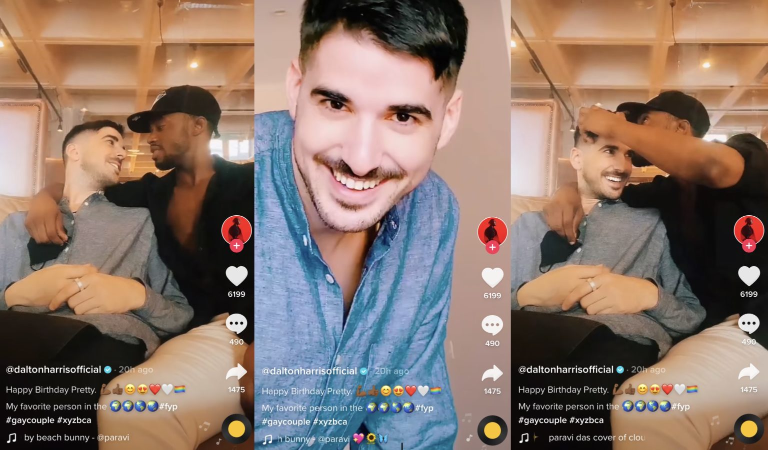 “My favourite person” Dalton Harris’ Tik Tok reveal of boyfriend is