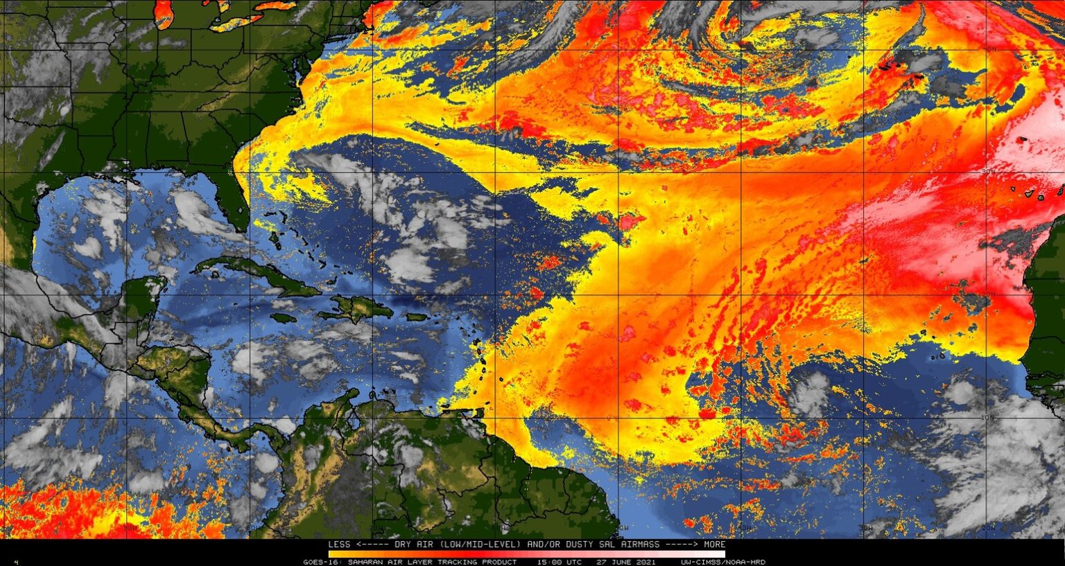 Trinidad Met Service warns of ‘moderate’ cloud of Saharan dust Our Today