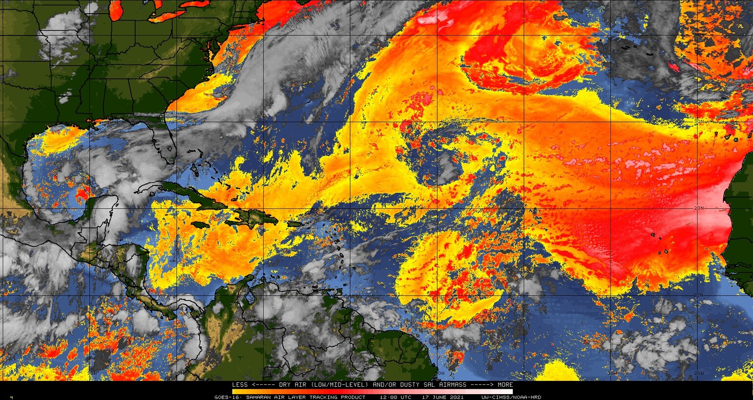 Saharan dust cloud completely covers Jamaica Our Today