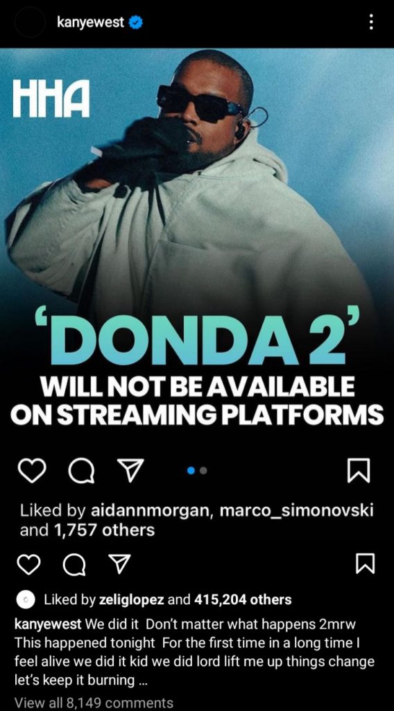 The Highlights and Lowlights of Kanye West's Donda 2 Streaming
