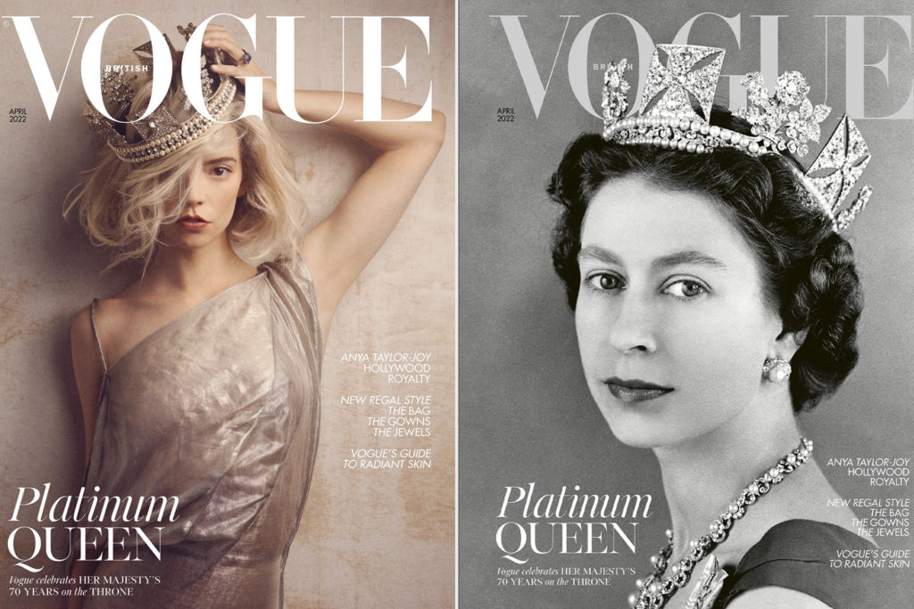 British Vogue Magazine April 2022 Queen Elizabeth II