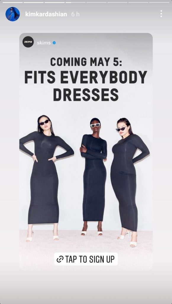 This dress holds everything! LITERALLY! #shapewear #dress #skims #fa