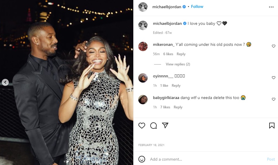 Lori Harvey Erases Michael B. Jordan From Her Instagram After Breakup