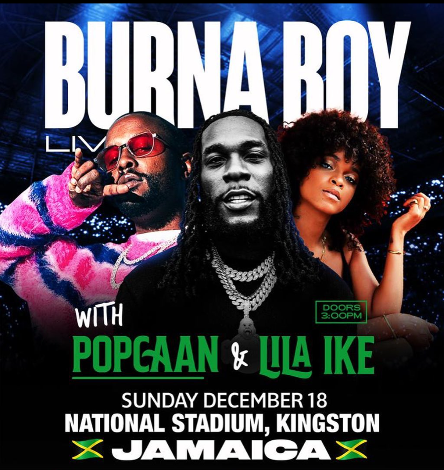 Burna Boy Concert Jamaica 2023