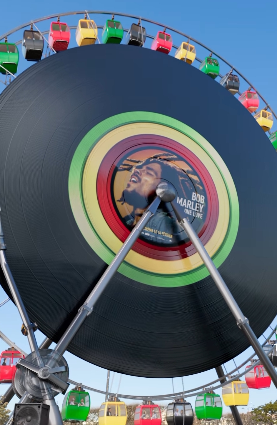 Confirmed Fake: Paris Unveils Bob Marley One Love Ferris Wheel Turned  Record Player - CaniDeals Retractions News