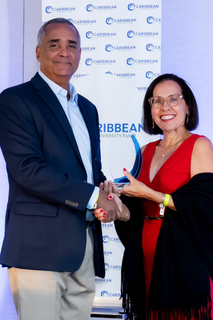 Fondation pour la Protection de la Biodiversité Marine (FoProBiM) Executive Director Jean Wiener receives the 2025 Organisational CBF BEACH Award