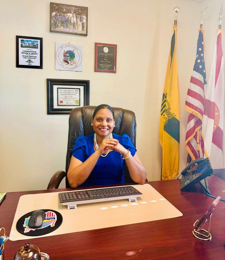 Mayor of Lauderhill, Jamaican Denise Grant