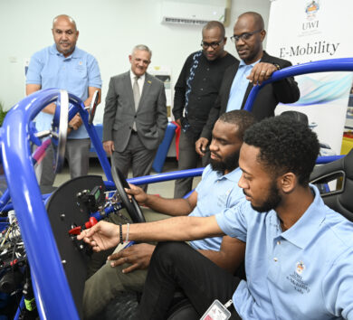 UWI revs up EV assembly prototype, with help from JPS Foundation and German government