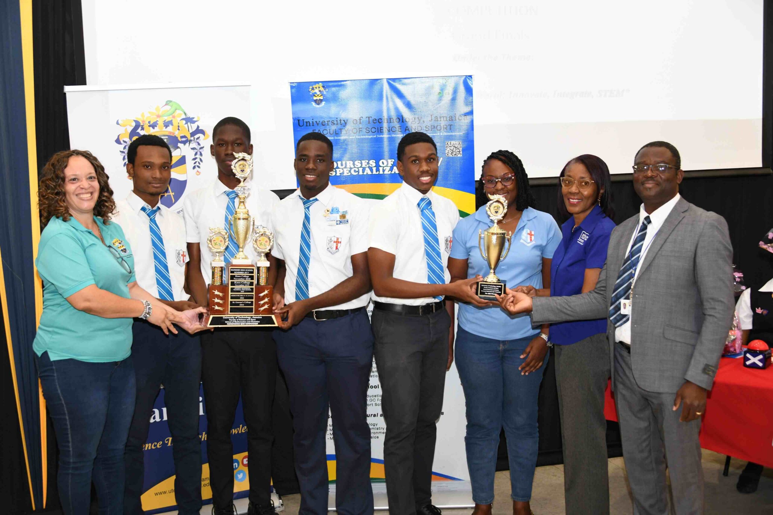St George’s College retains championship title at 7th UTech Mathematics Quiz