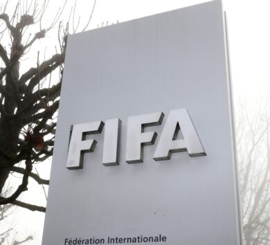 FIFA’s logo is seen in Zurich