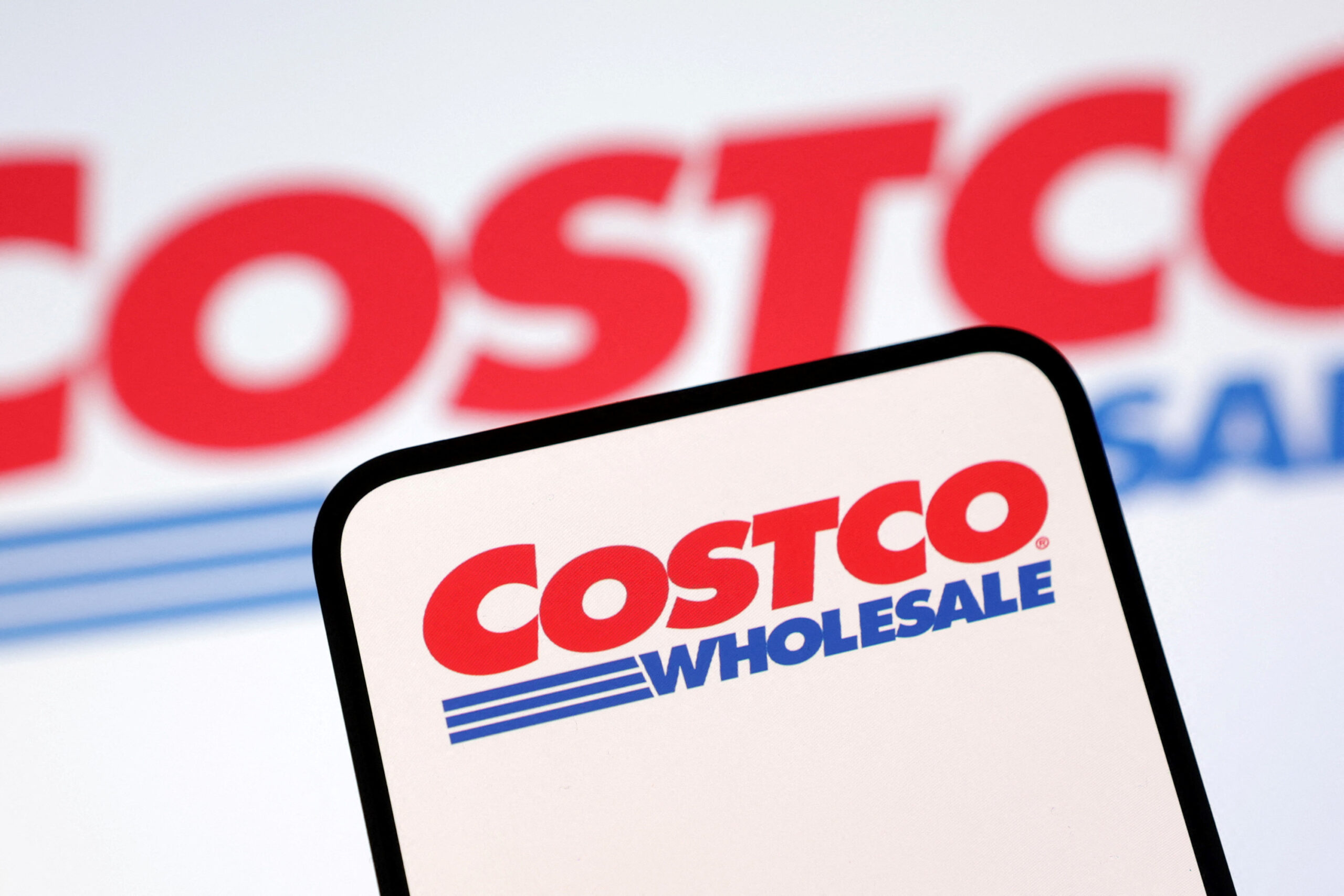 Illustration shows Costco logo