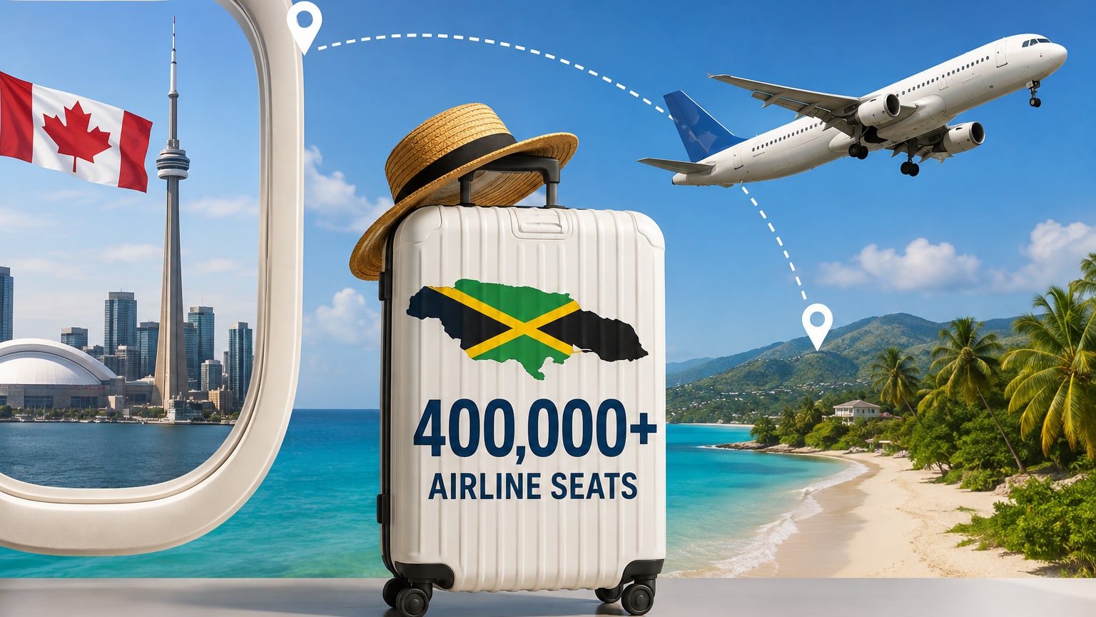 Jamaica getting more than 400,000 airline seats out of Canada this coming winter season